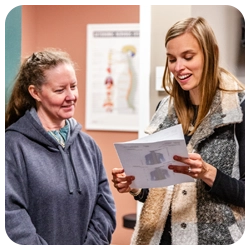 Chiropractor Fitchburg WI Mackenzie Schroeder With Patient Testimonial